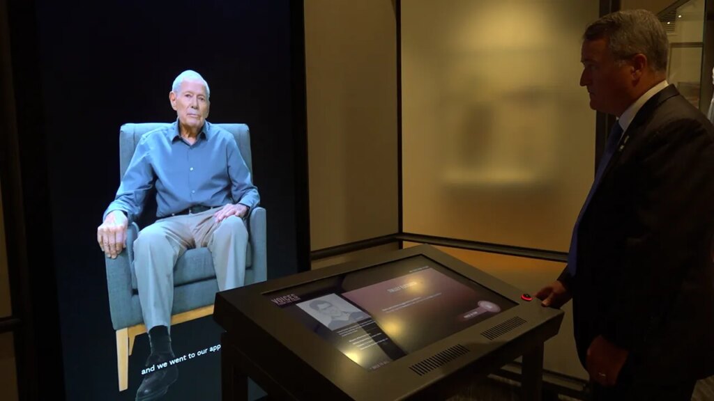 The stories of D-Day veterans live through AI at the National WWII Museum